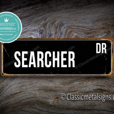 Searcher Street Sign Gift