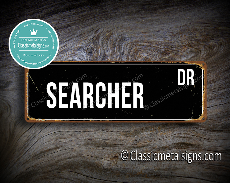 Searcher Street Sign Gift