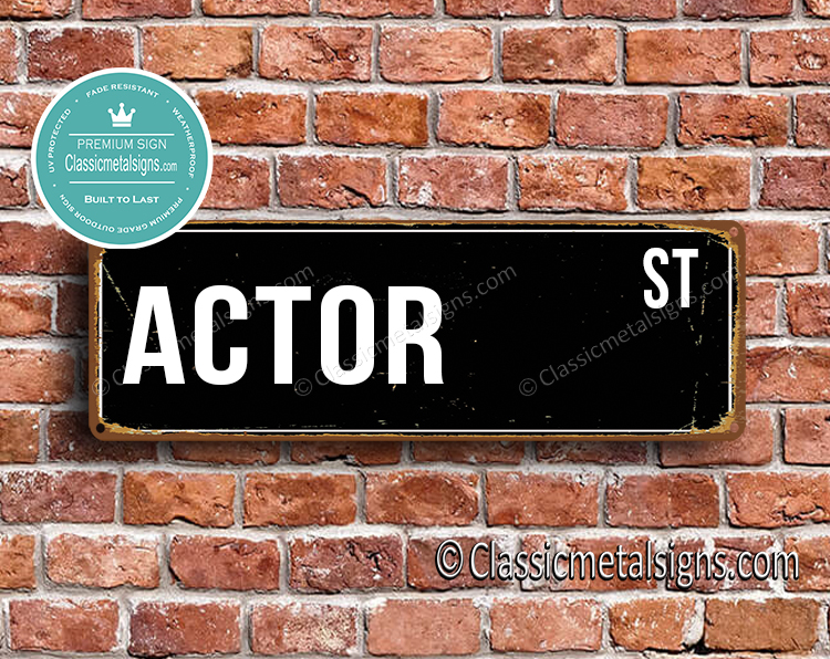 Actor Street Sign Gift