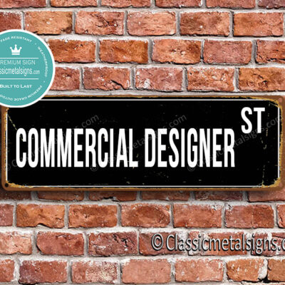 Commercial Designer Street Sign Gift