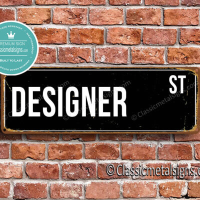 Designer Street Sign Gift