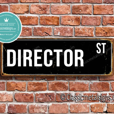 Director Street Sign Gift