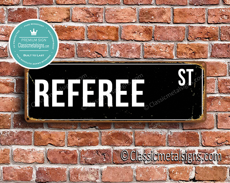Referee Street Sign Gift