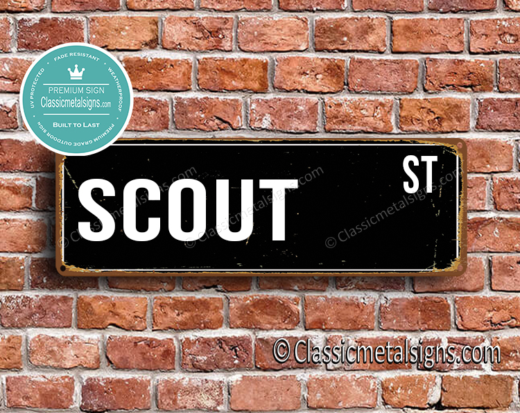 Scout Street Sign Gift