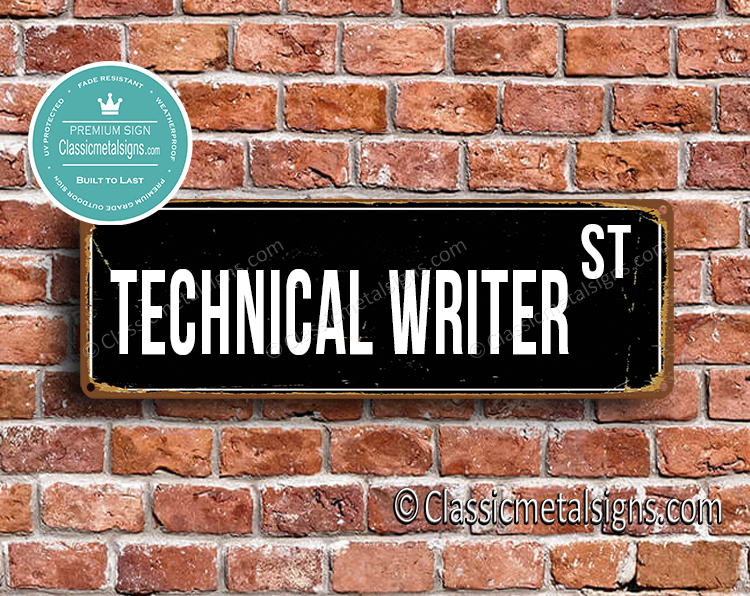 Technical Writer Street Sign Gift
