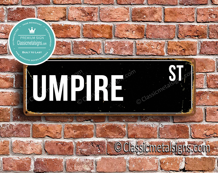 Umpire Street Sign Gift