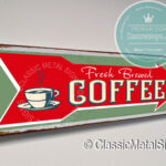 Coffee Arrow Sign