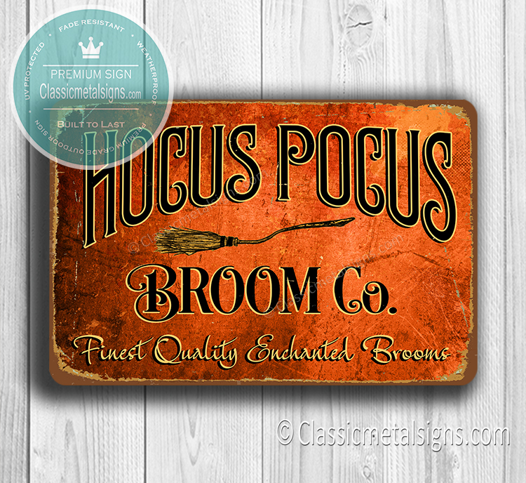 Hocus Pocus Broom Sign