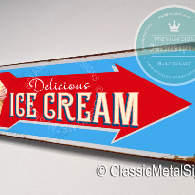 Vintage Ice Cream Sign
