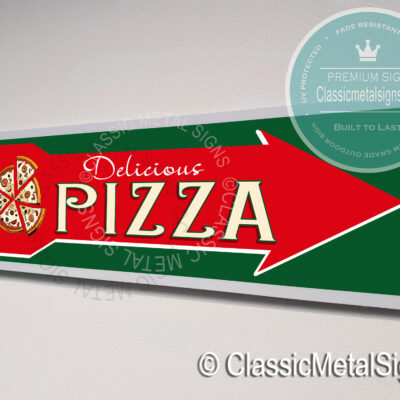 Pizza Directional sign