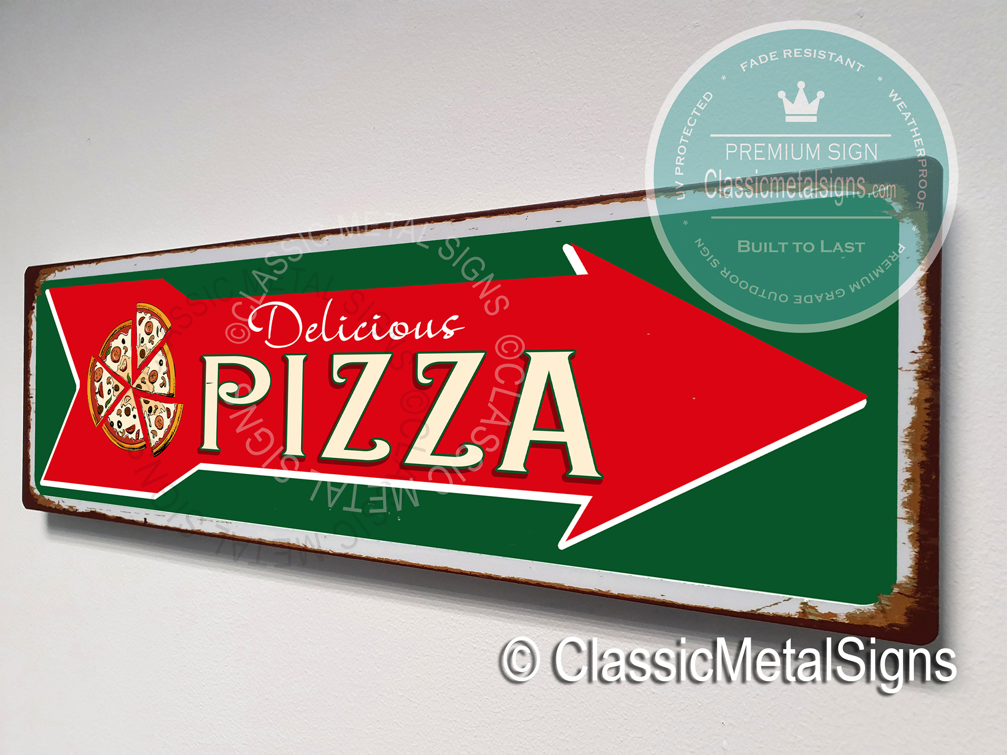 Vintage Pizza Sign