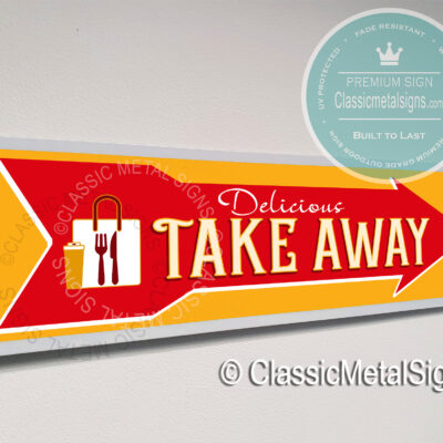 Take Away Sign