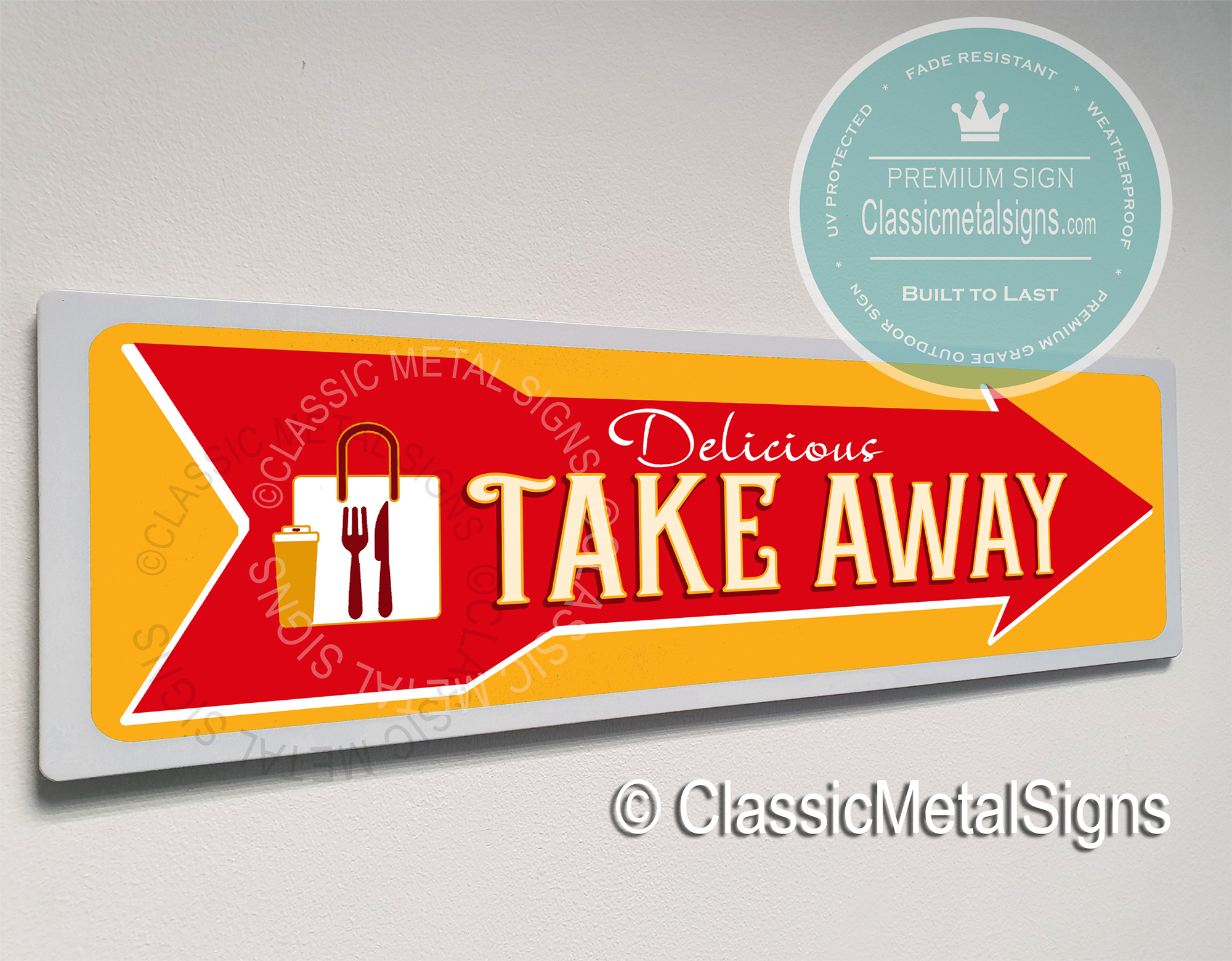 Take Away Sign