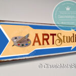 Art Studio Arrow Sign
