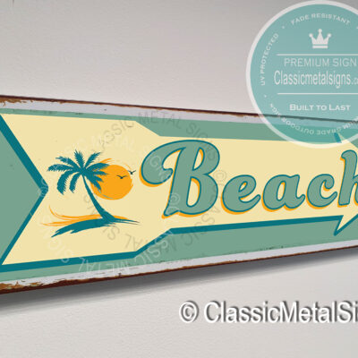 Beach Arrow Signs