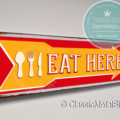 Eat Here Sign