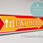 Eat Here Sign