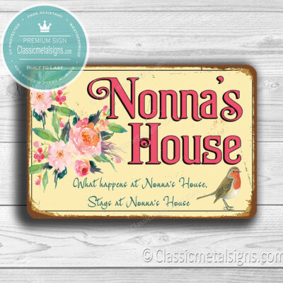 Nonna's House Sign