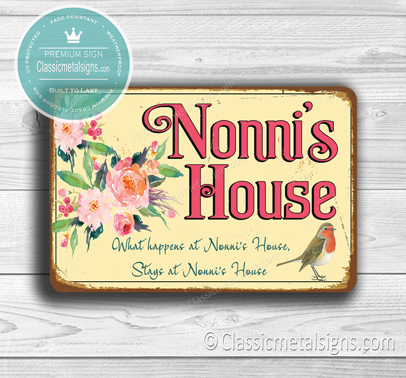 Nonni's House Signs