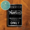 Norton Parking Only Signs