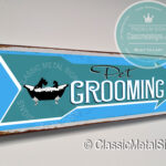 Pet Grooming Arrow Sign