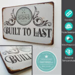 Sign With Icons Classic Metal Signs (2)