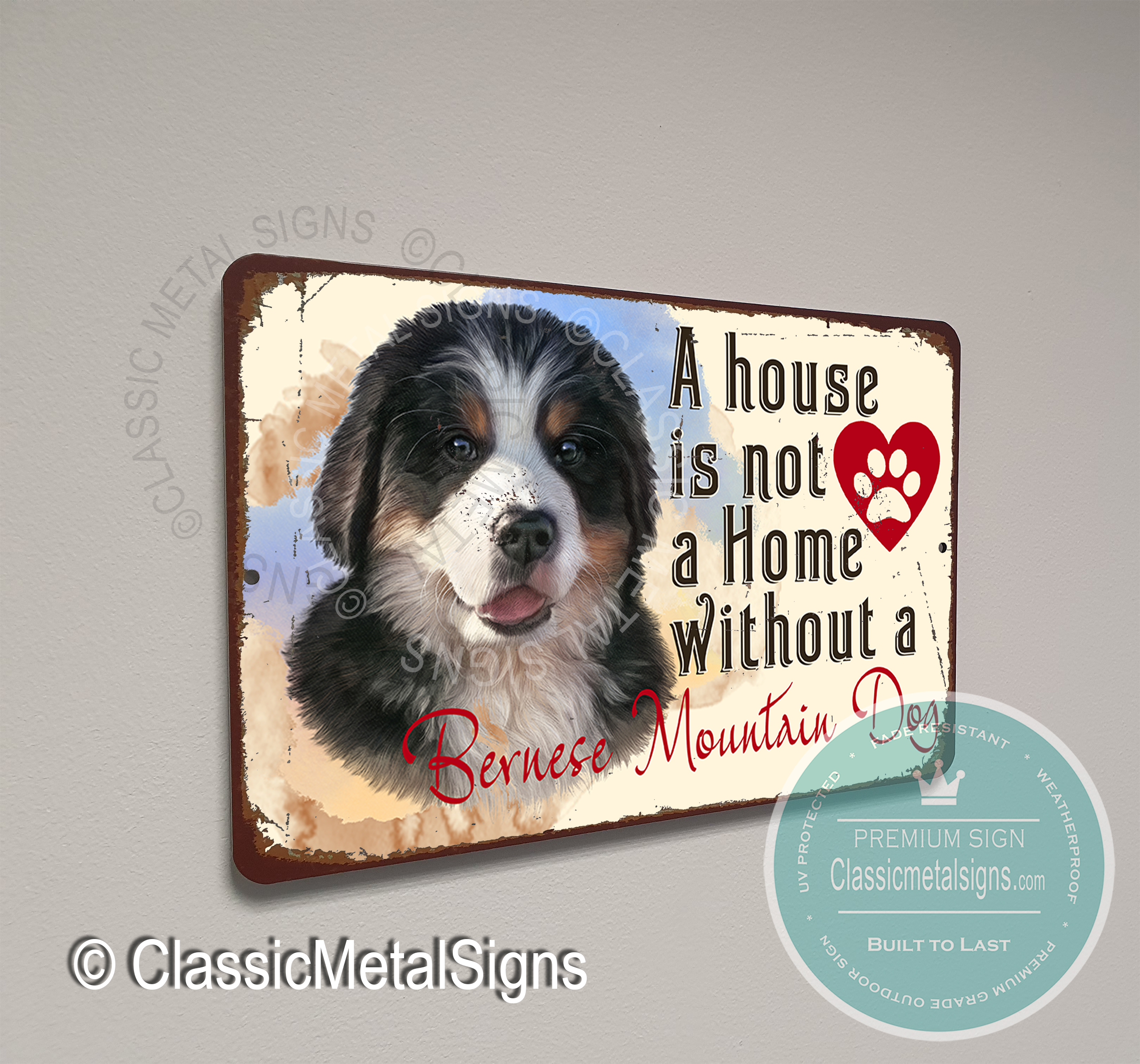 Bernese Mountain Dog Signs