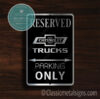chevrolet-trucks-parking-only-sign