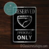 Eagle Parking Only Sign