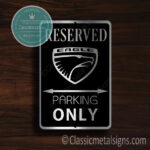 Eagle Parking Only Signs