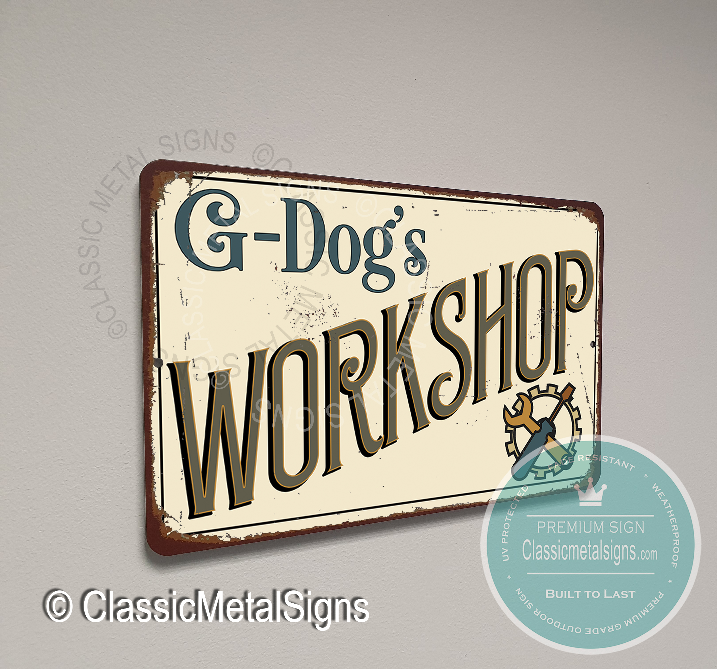 G-Dog's Workshop Sign