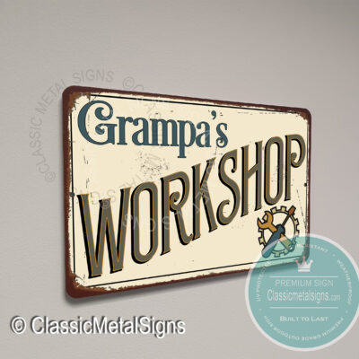 Grampa's Workshop Sign