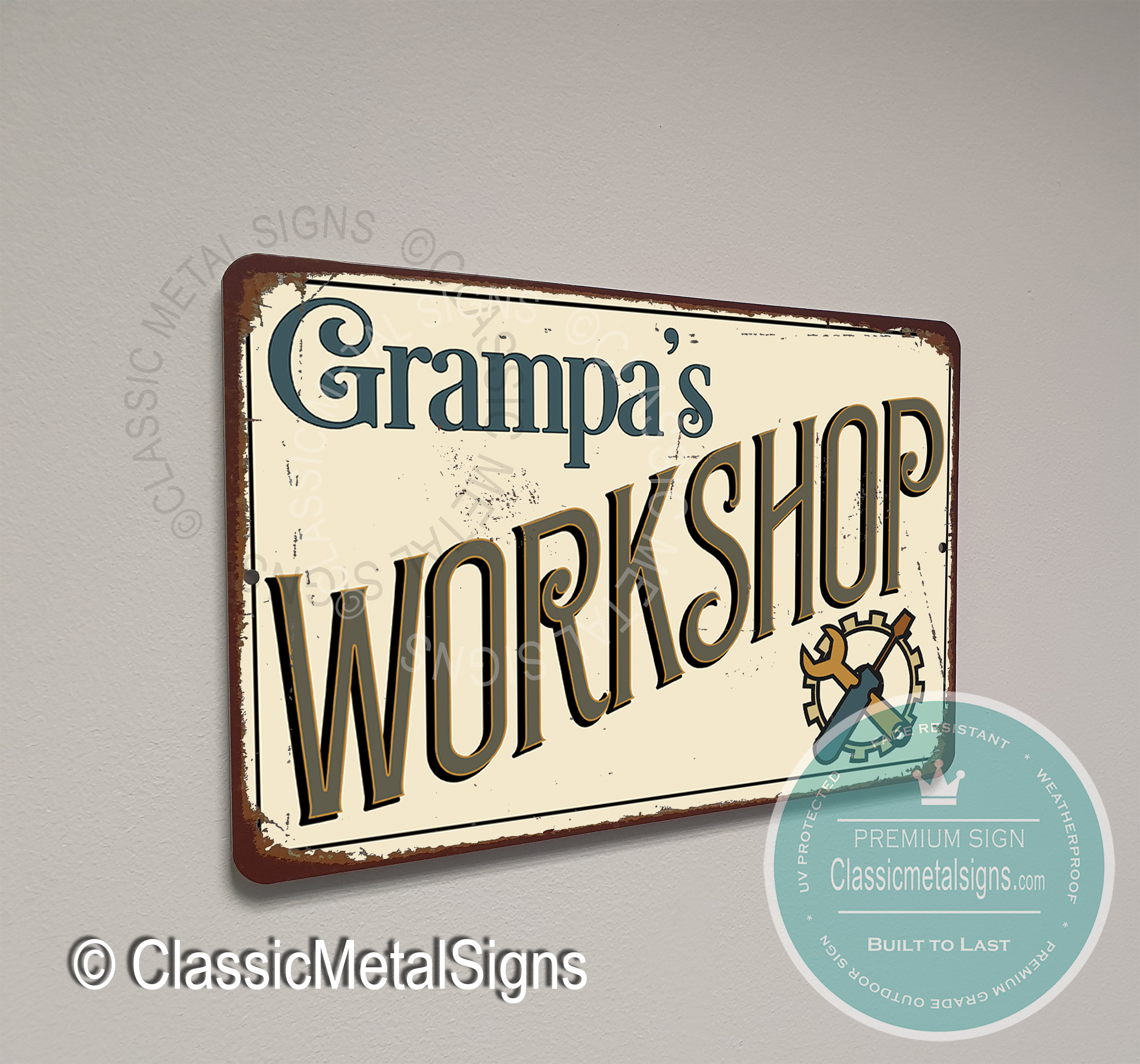 Grampa's Workshop Sign