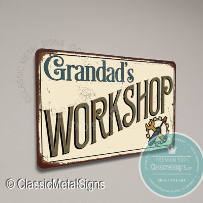 Grandad's Workshop Sign