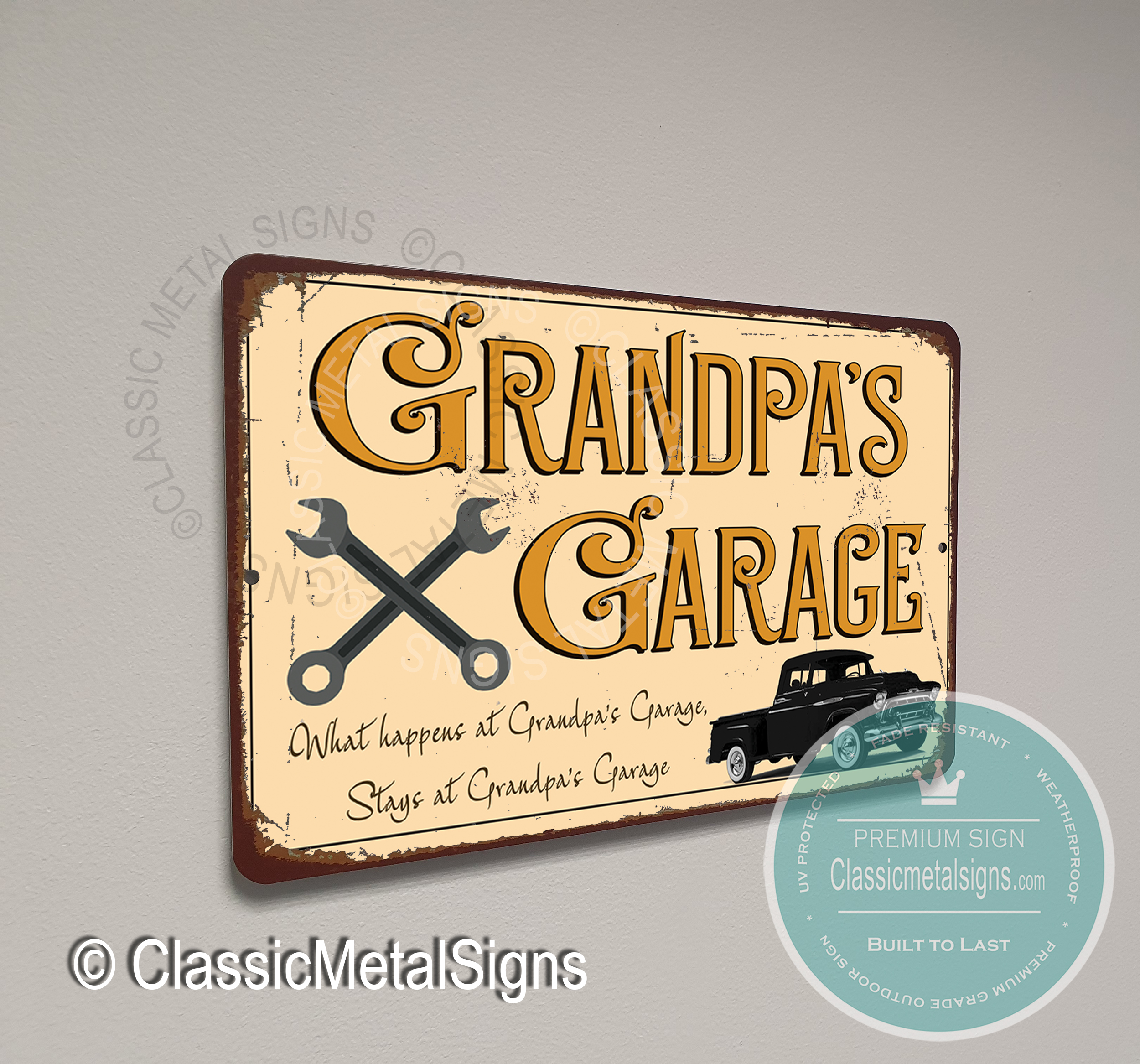 Grandpa’s Garage Signs