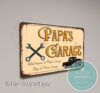 Papa's Garage Signs