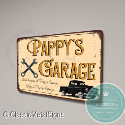 Pappy's Garage Sign