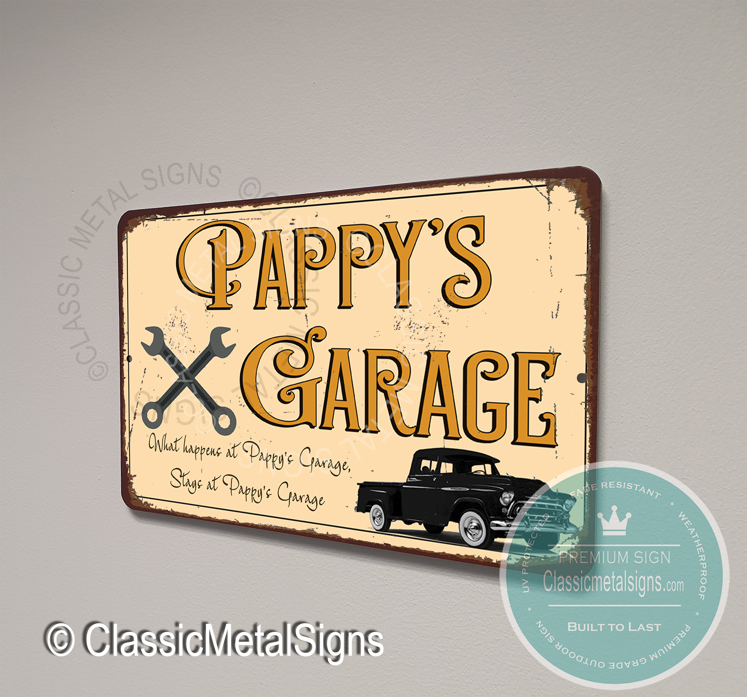 Pappy's Garage Sign