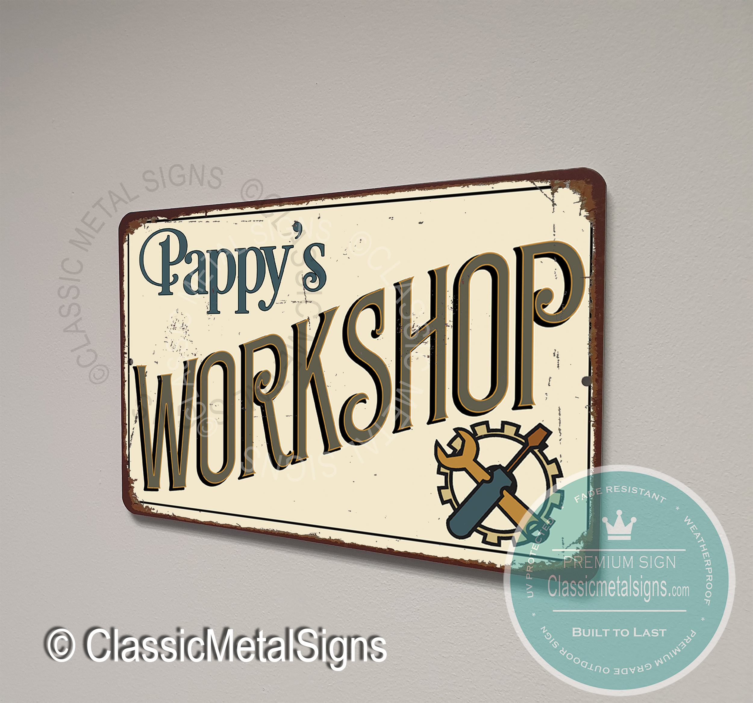 Pappy's Workshop Signs