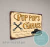 Pop Pop's Garage Signs