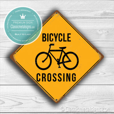 Bicycle Crossing Signs