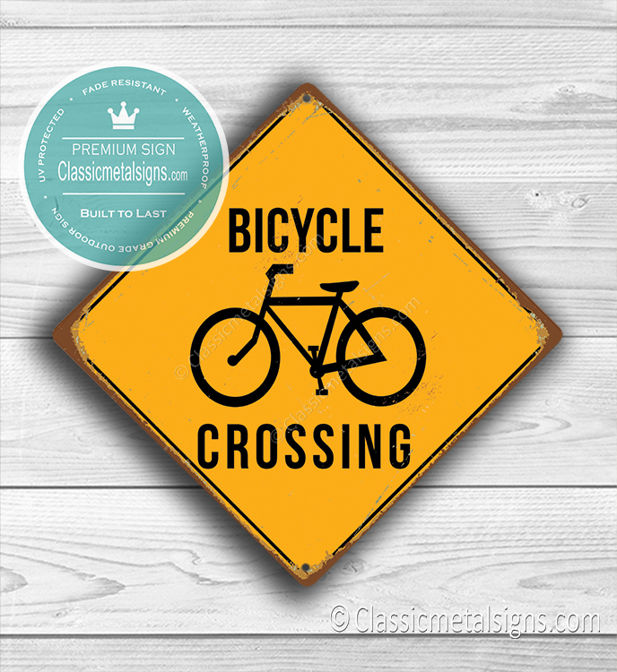 Bicycle Crossing Signs