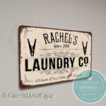 Custom Laundry Sign