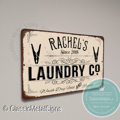 Custom Laundry Signs