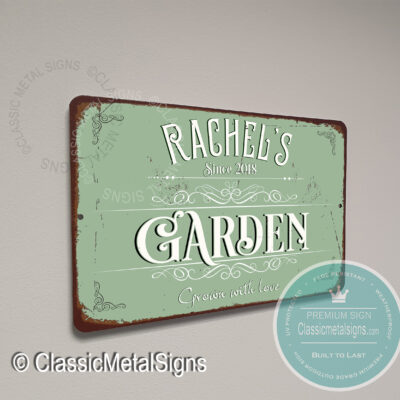 Personalized Garden Sign