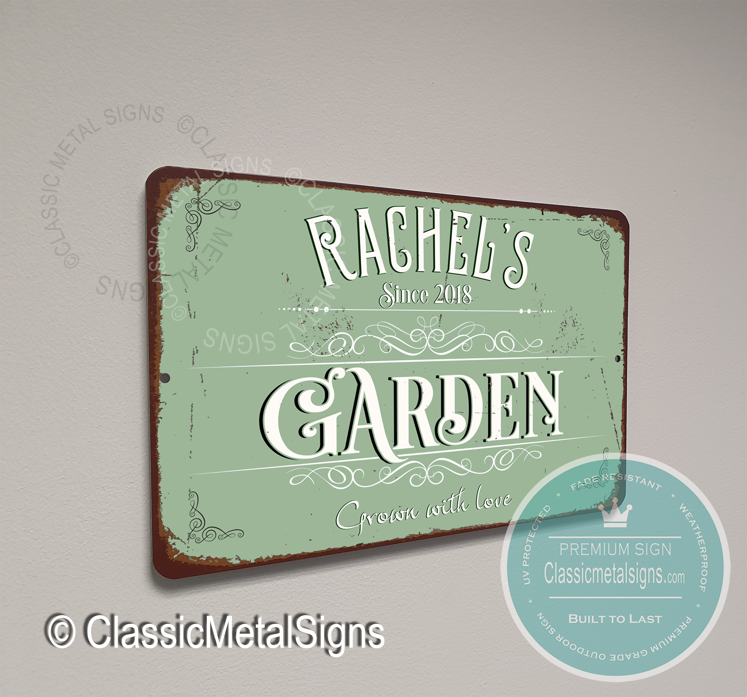 Personalized Garden Sign