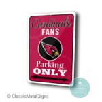 Arizona Cardinals Parking Only Signs