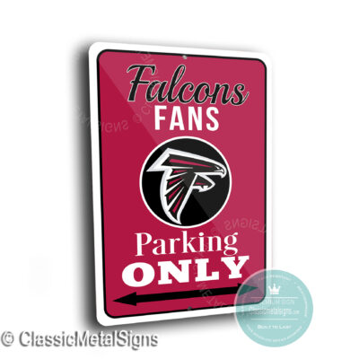 Atlanta Falcons Parking Only Signs