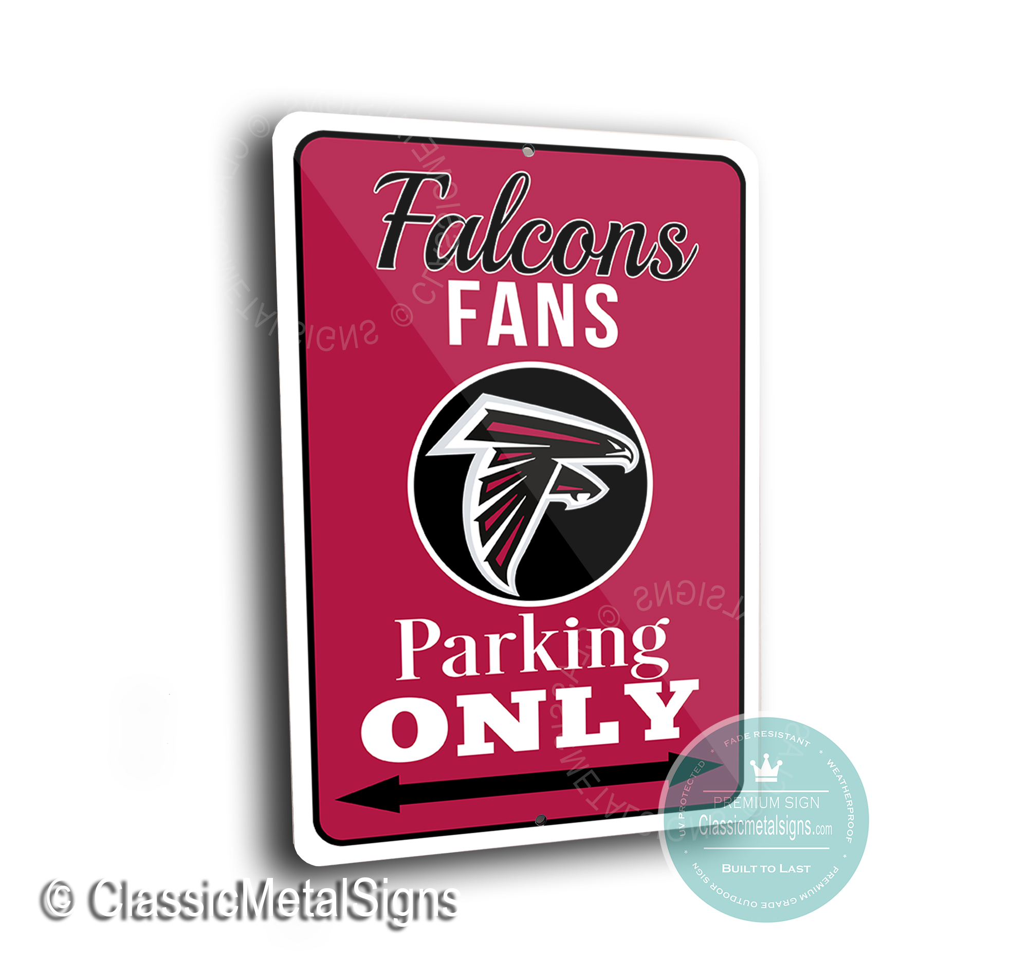 Atlanta Falcons Parking Only Signs