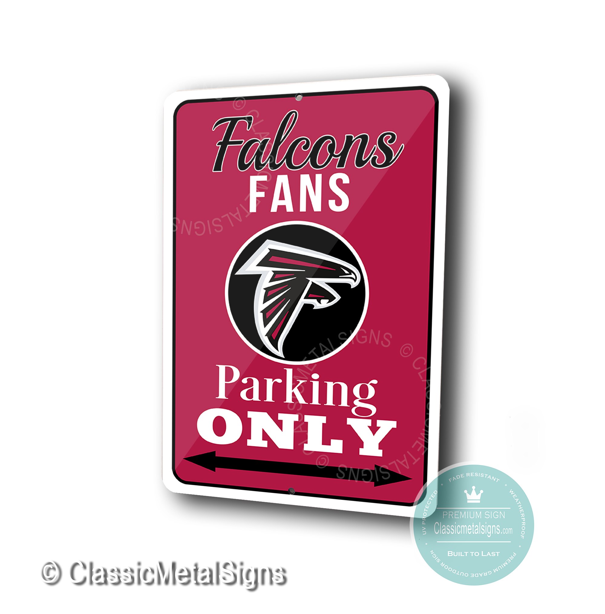 Atlanta Falcons Parking Only Sign